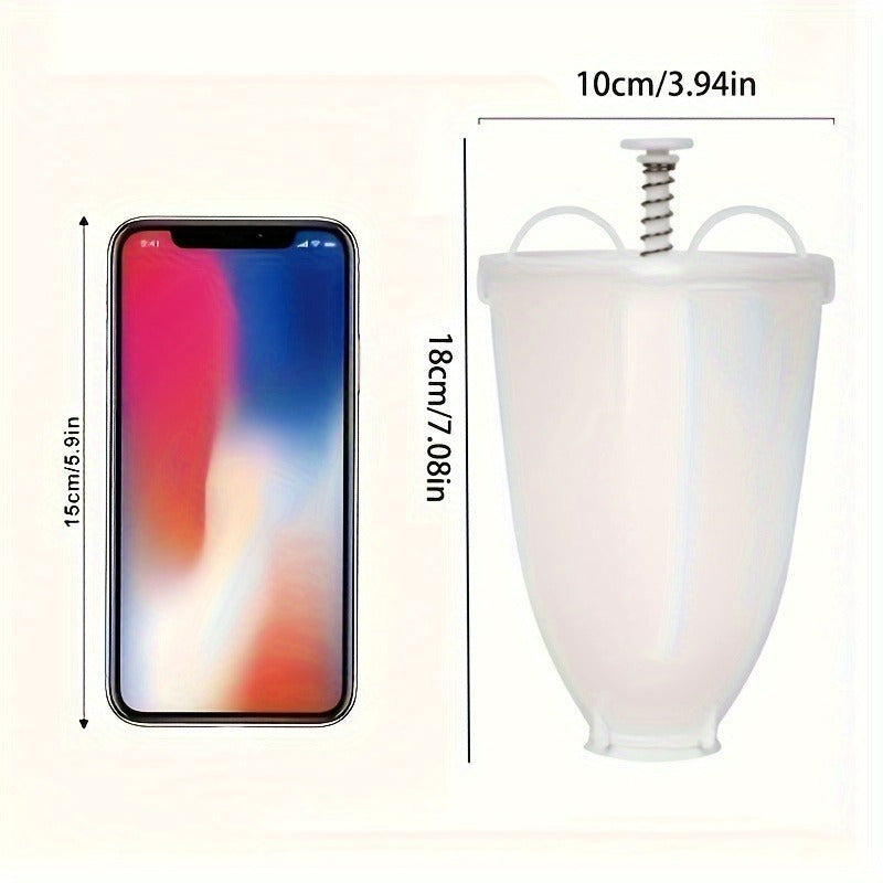 Mustahkam ABS Donut Tayyorlash Kiti - Oval shaklidagi donuts uchun oddiy DIY asbob, RV oshxonalari uchun ideal