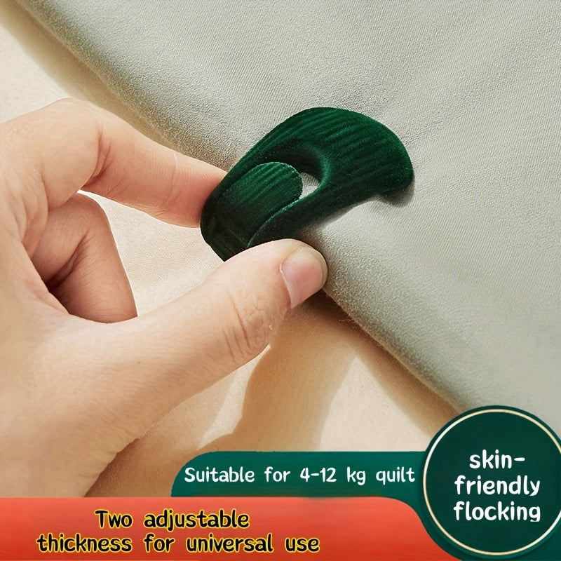 Set of 6 Large Opening Quilt Clips for Securing Quilts, Sheets, Curtains, and More