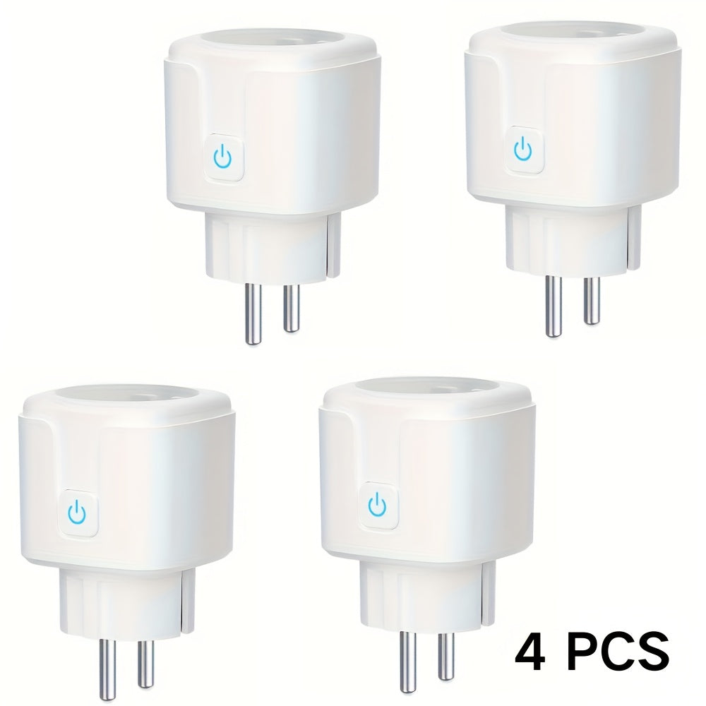 WiFi Smart Plug 16A EU Socket Voice Control Power Monitoring Compatible with Alexa Google Assistant