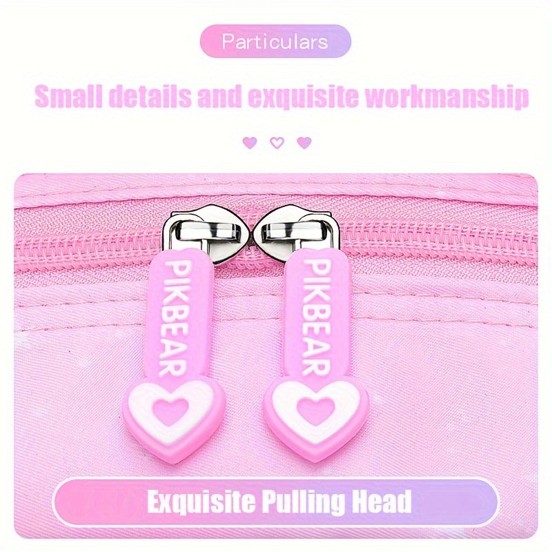 Children's Waterproof Gradient Backpack with Spine Protection for Primary School