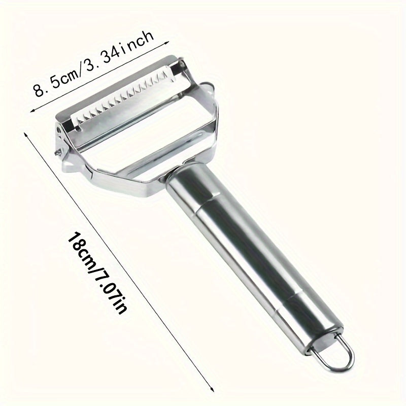 Stainless Steel Fruit Peeler and Grater for Vegetables and Cheese