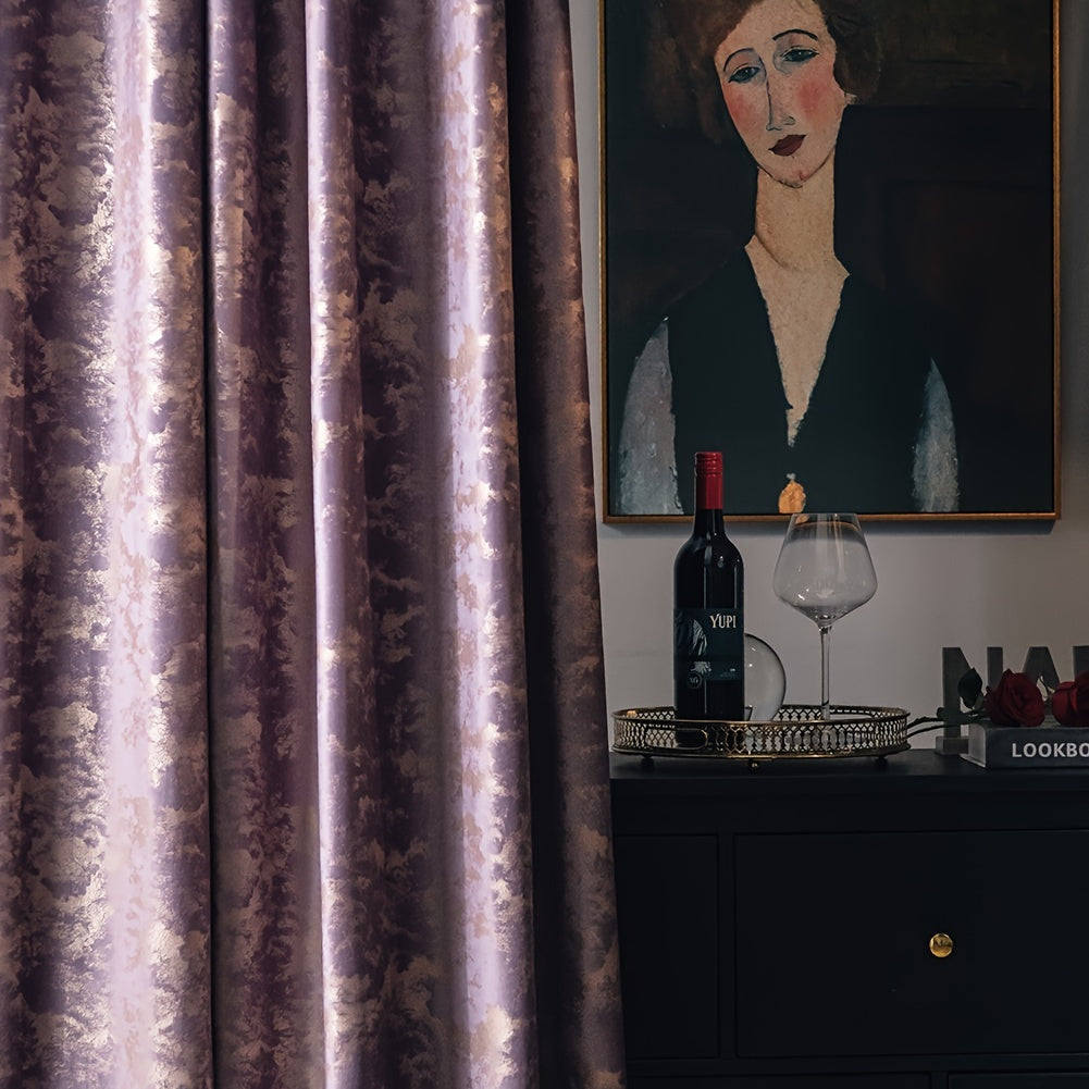 Cortina opaca de terciopelo para sala de estar, dormitorio, cocina y decoración del hogar