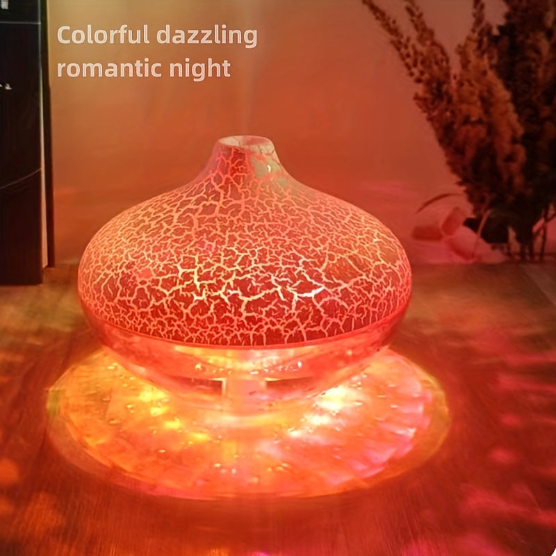 USB Powered Humidifier Diffuser 300ml Colorful Ambient Light Silent Mist