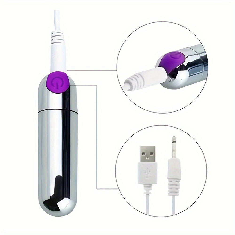 Female Reusable USB Rechargeable 10-Speed G-Spot Wand Vibrator