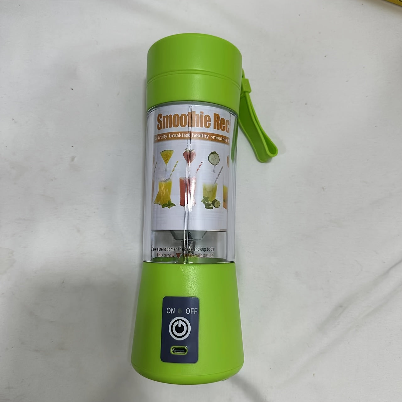 Portable 380ml Mini Blender USB Rechargeable Personal Shake Smoothie Ice Juicer