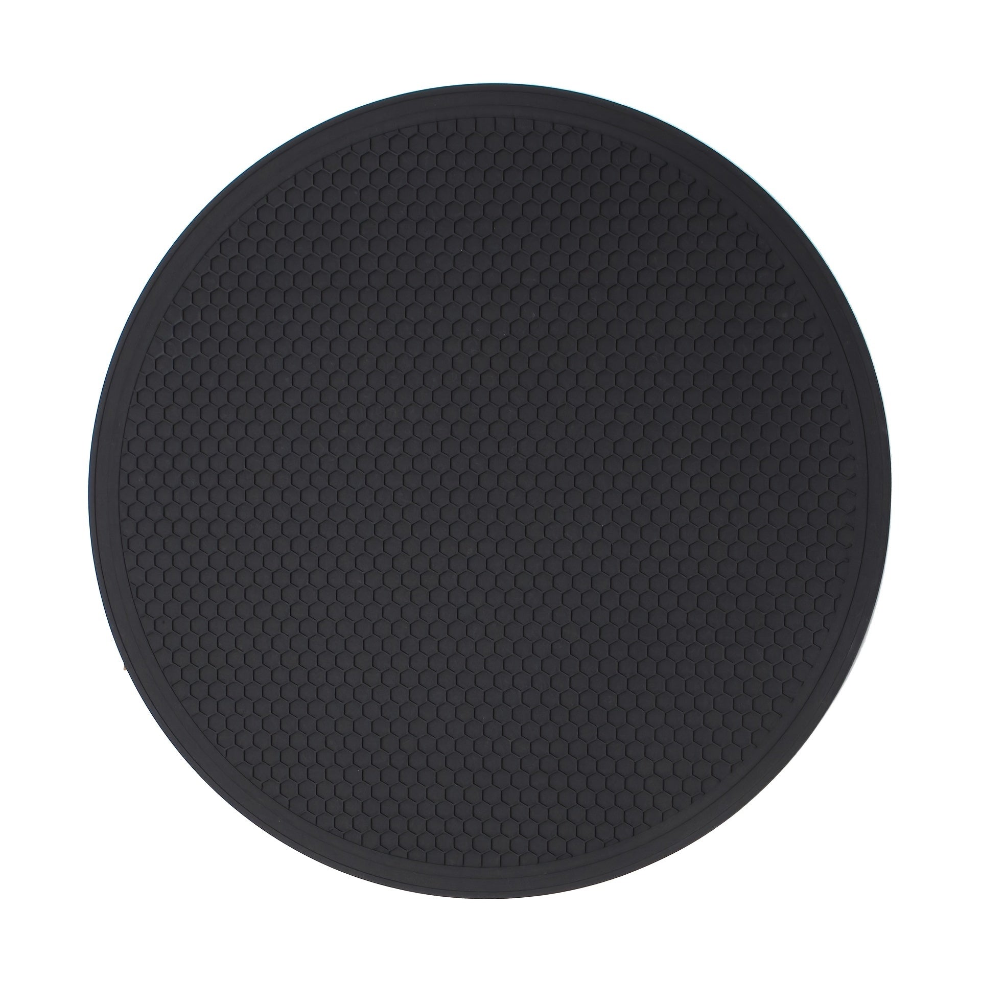 Set of 3 Round Honeycomb Silicone Placemats Non-slip Heat Insulation Table Mats