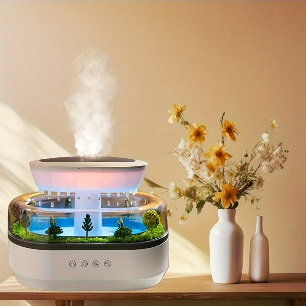 Home Decor Micro Landscape Diffuser with Gradient Light and Music Sync