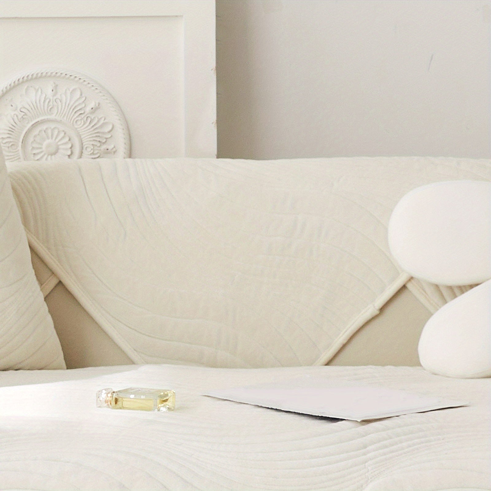 Чехол для дивана в скандинавском стиле из плюша для гостиной и офиса