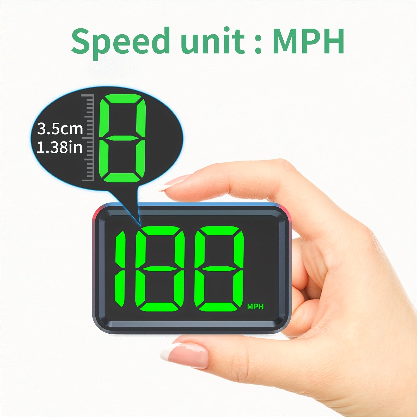 Car HUD Head-Up Display Dual Unit USB Powered Dashboard Enhancement