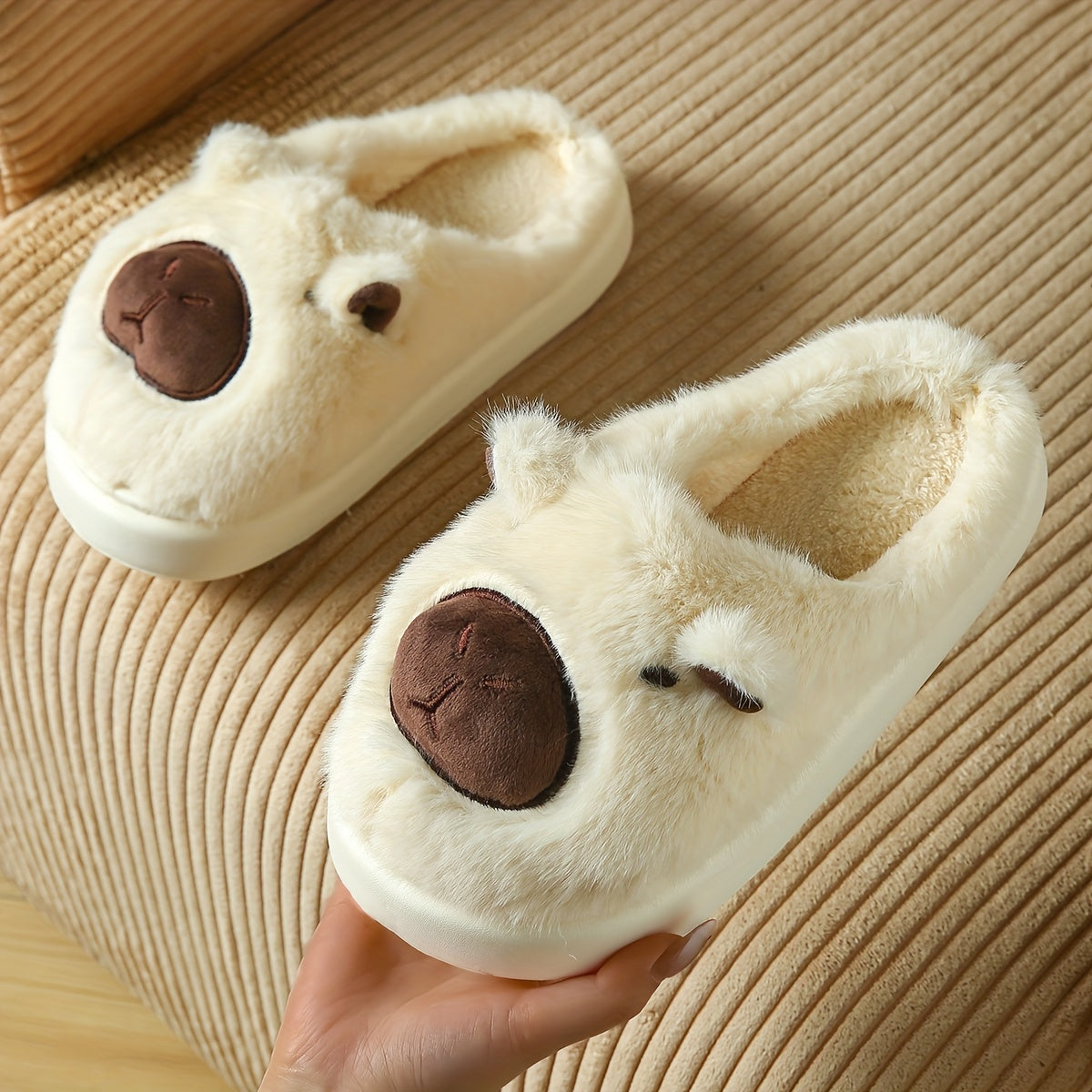 Women's Autumn Winter Kabbalah Slippers Indoor Home Couple Cushioned