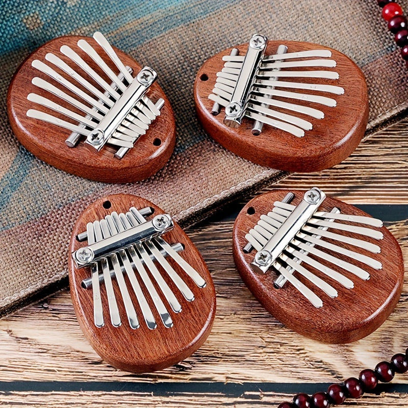 Mini Kalimba Thumb Piano 8-Key Turmeric for Adults Eid Al-Adha Gift