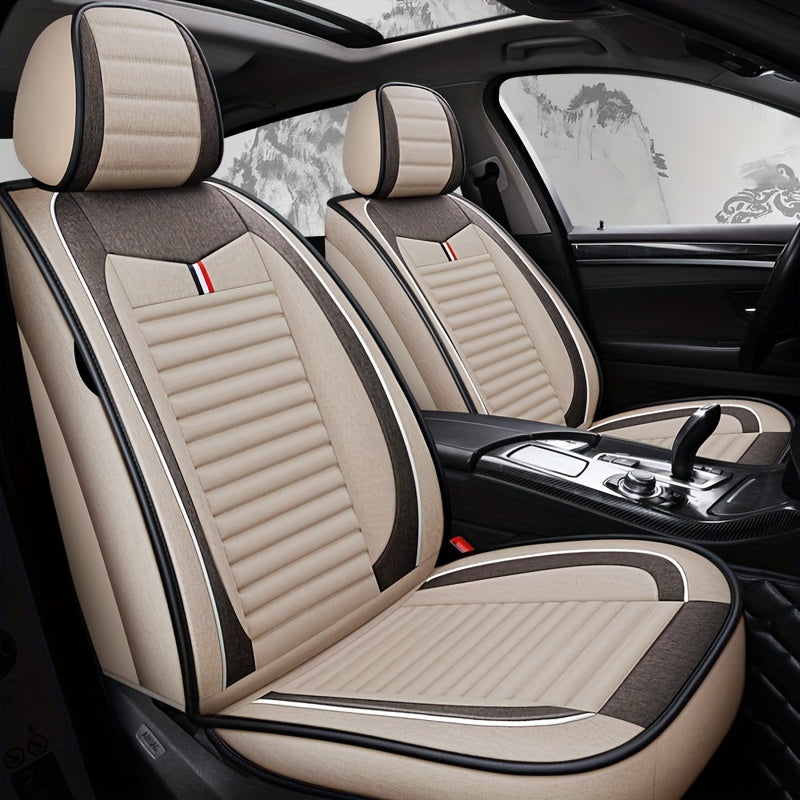 Universal Fit Car Seat Cover Set All-Season Fabric Full Coverage