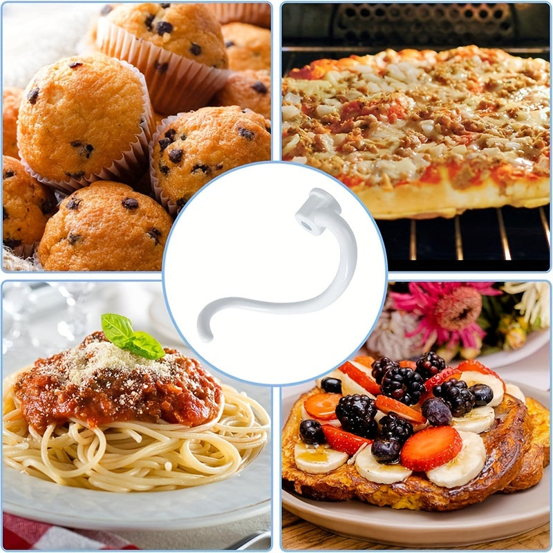 Aluminum Dough Hook for Stand Mixers 5 Qt 6 Qt Compatible with K5SS K5A KSM5 KS55 Pro 600