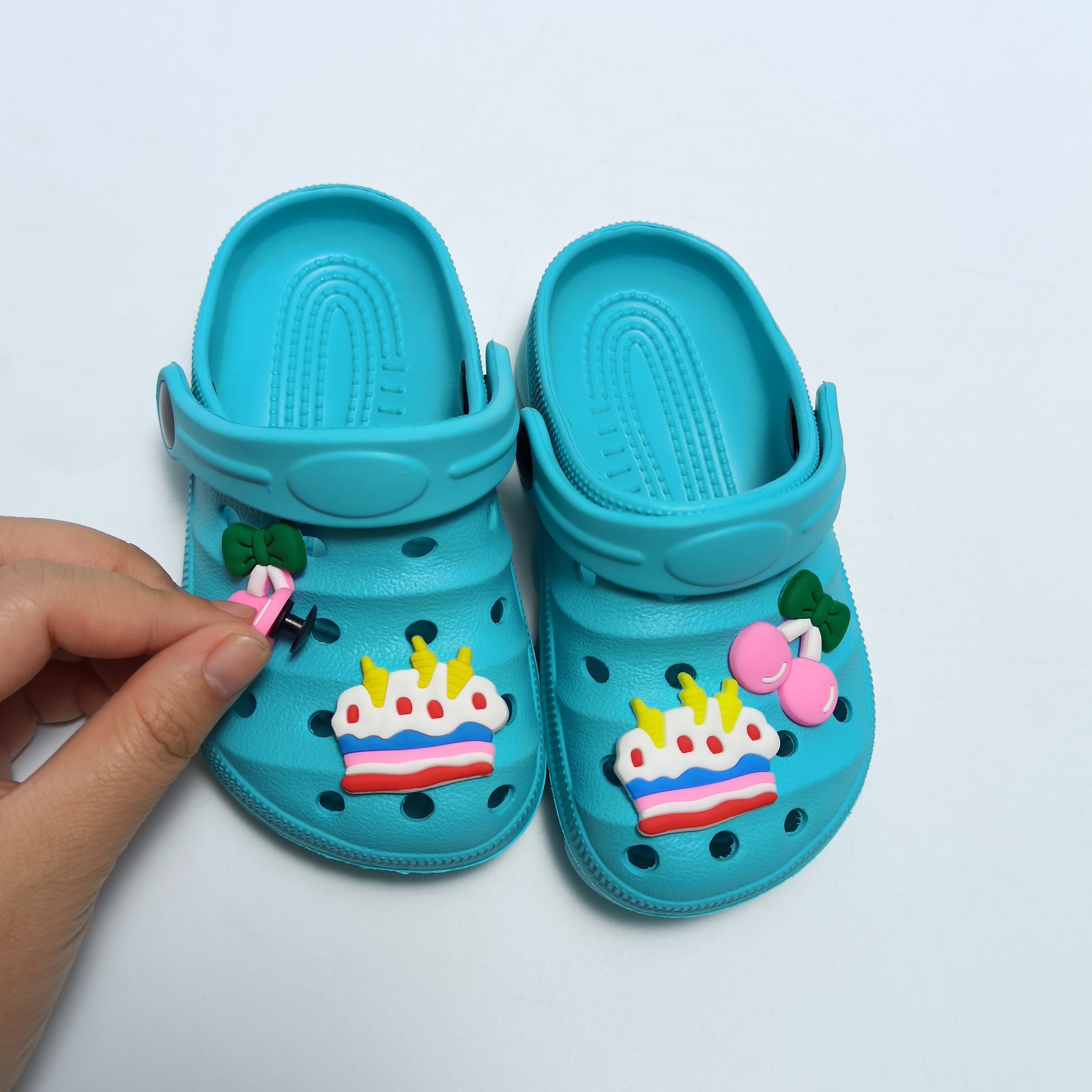 Girls Cartoon Clogs Breathable Quick-Drying Anti-Slip Indoor Outdoor Casual Shoes