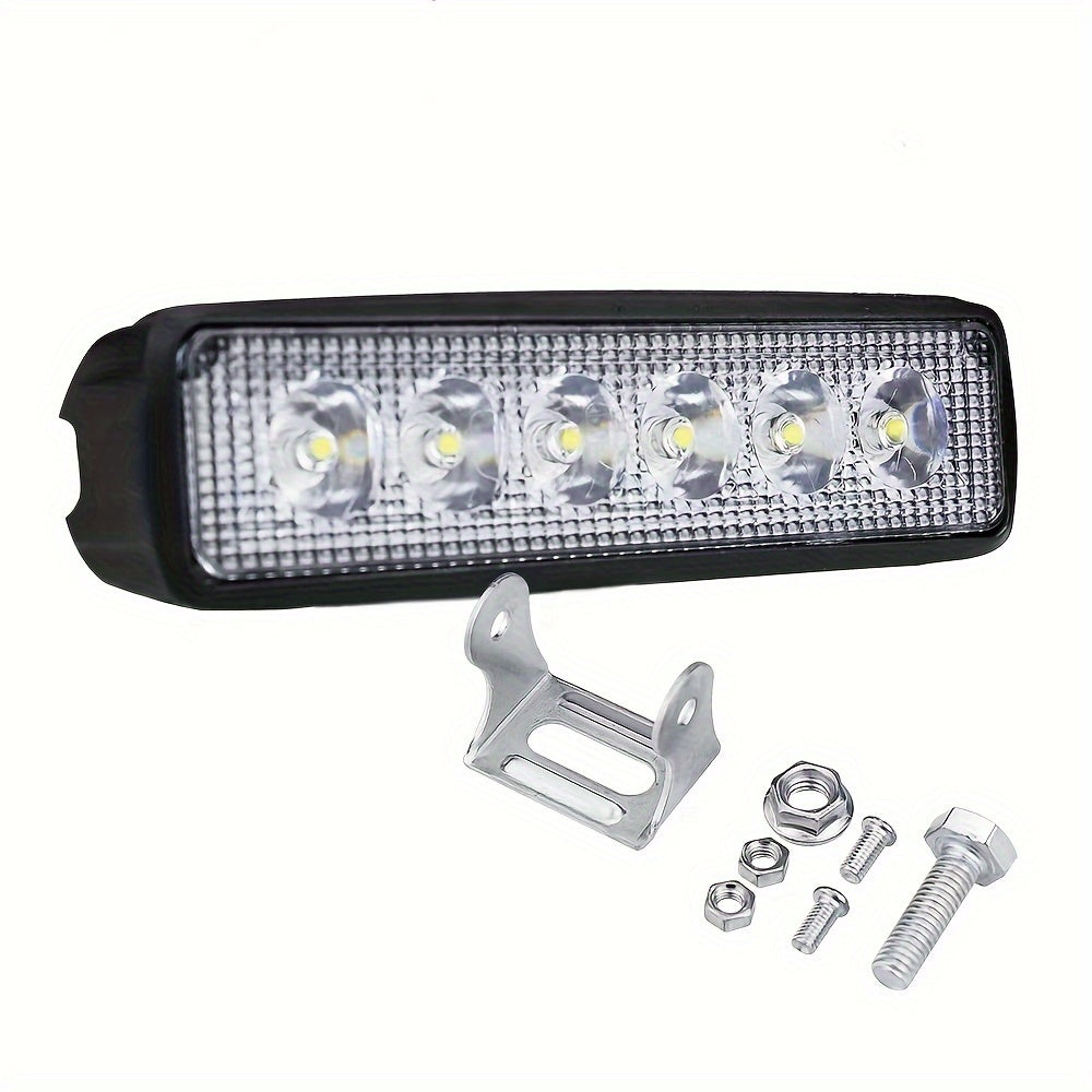 Luces LED universales para coche 1/2 piezas, súper brillantes, cubierta negra, fuera de carretera, SUV, camión