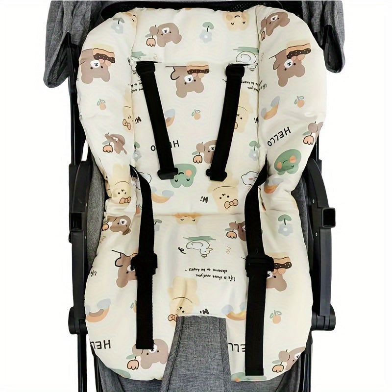 Infant Stroller Cushion Pad Soft Thickened Polyester Fiber for Baby Strollers and High Chairs