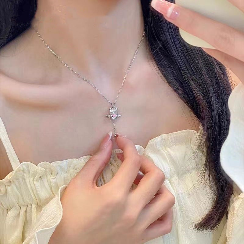 Ayollar va qizlar uchun mis qanotli taqinchoq taqinchoq, chiroyli, oddiy zargarlik sovgʻasi