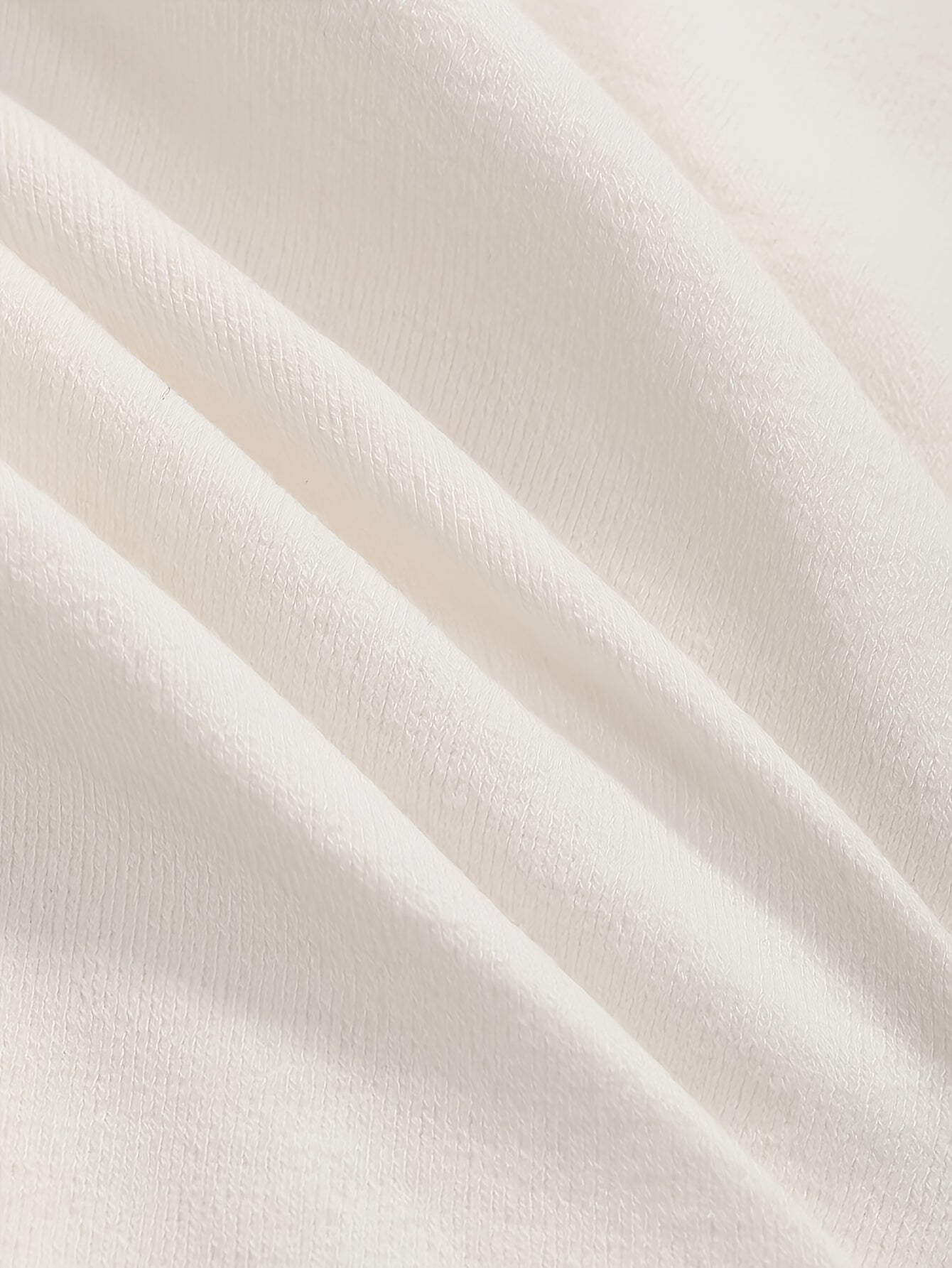 Camiseta de manga corta de primavera y verano con cuello alto fruncido y color sólido para mujer