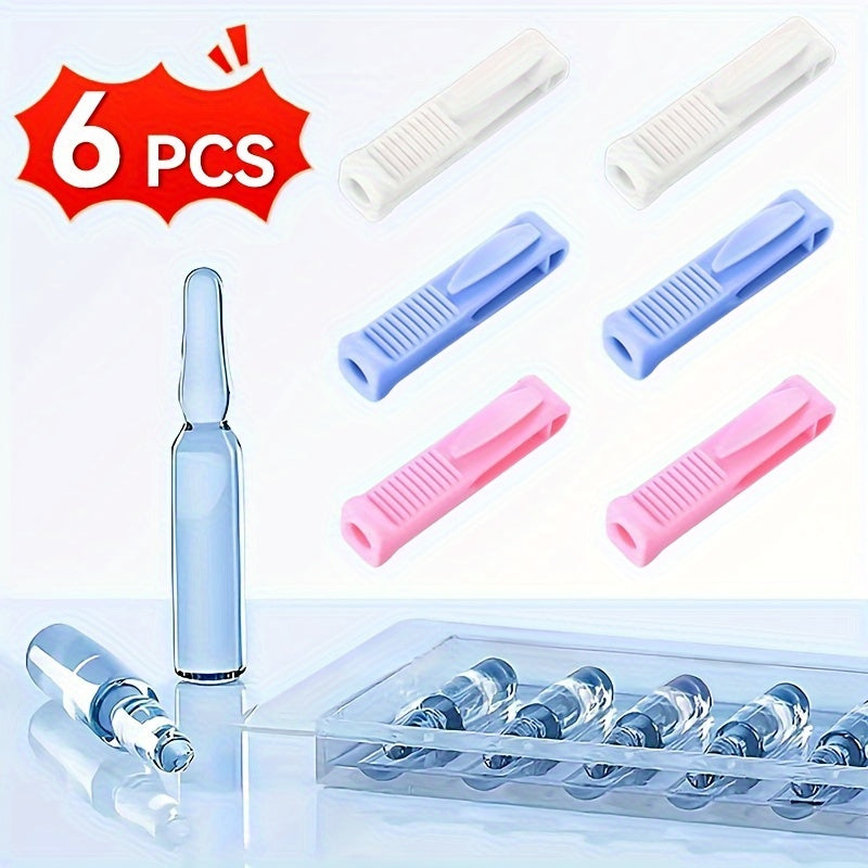 Medical Ampoule Opener Set for Nurses and Doctors, Durable Plastic, 6 Pieces