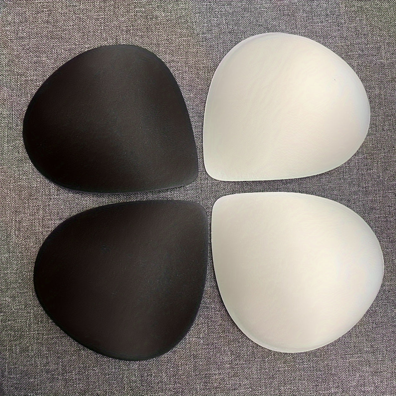 Women Polyester Solid Color Bra Insert Pad Hand Washable Chest Enhancement Anti-Sagging Universal Fit