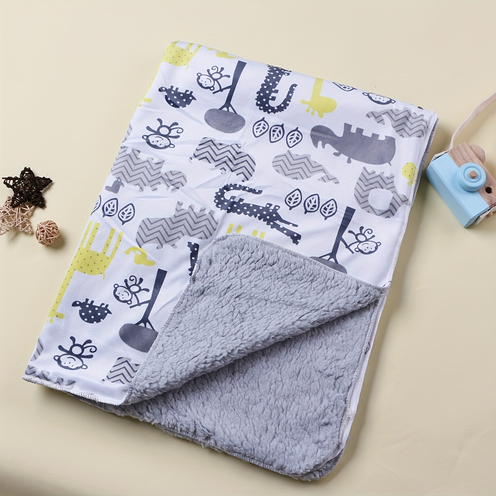 Cotton Baby Blanket for Boys and Girls Cozy Lightweight Quilt