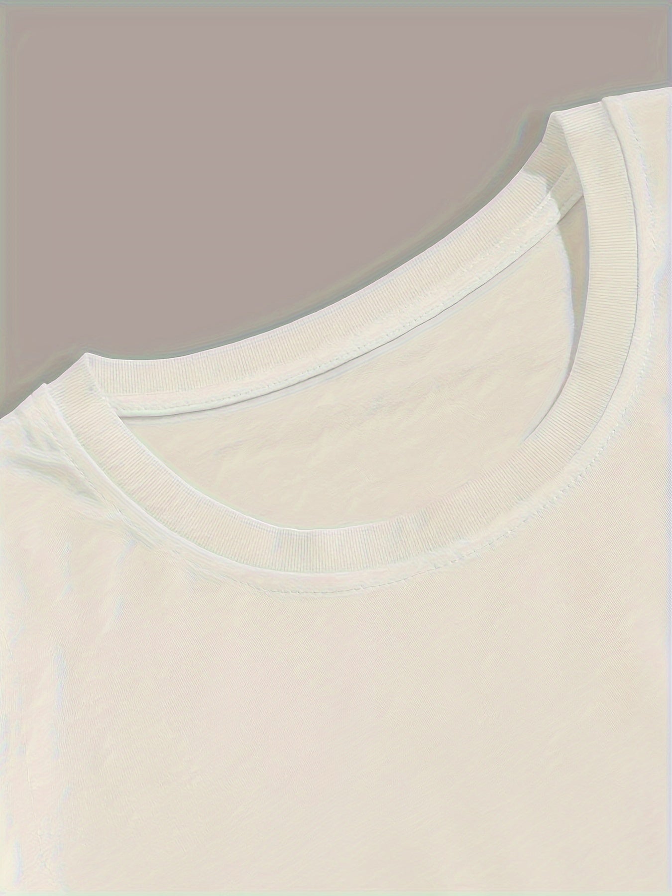 Men's Casual T-Shirt Large Size Short Sleeve Polyester Breathable Comfortable