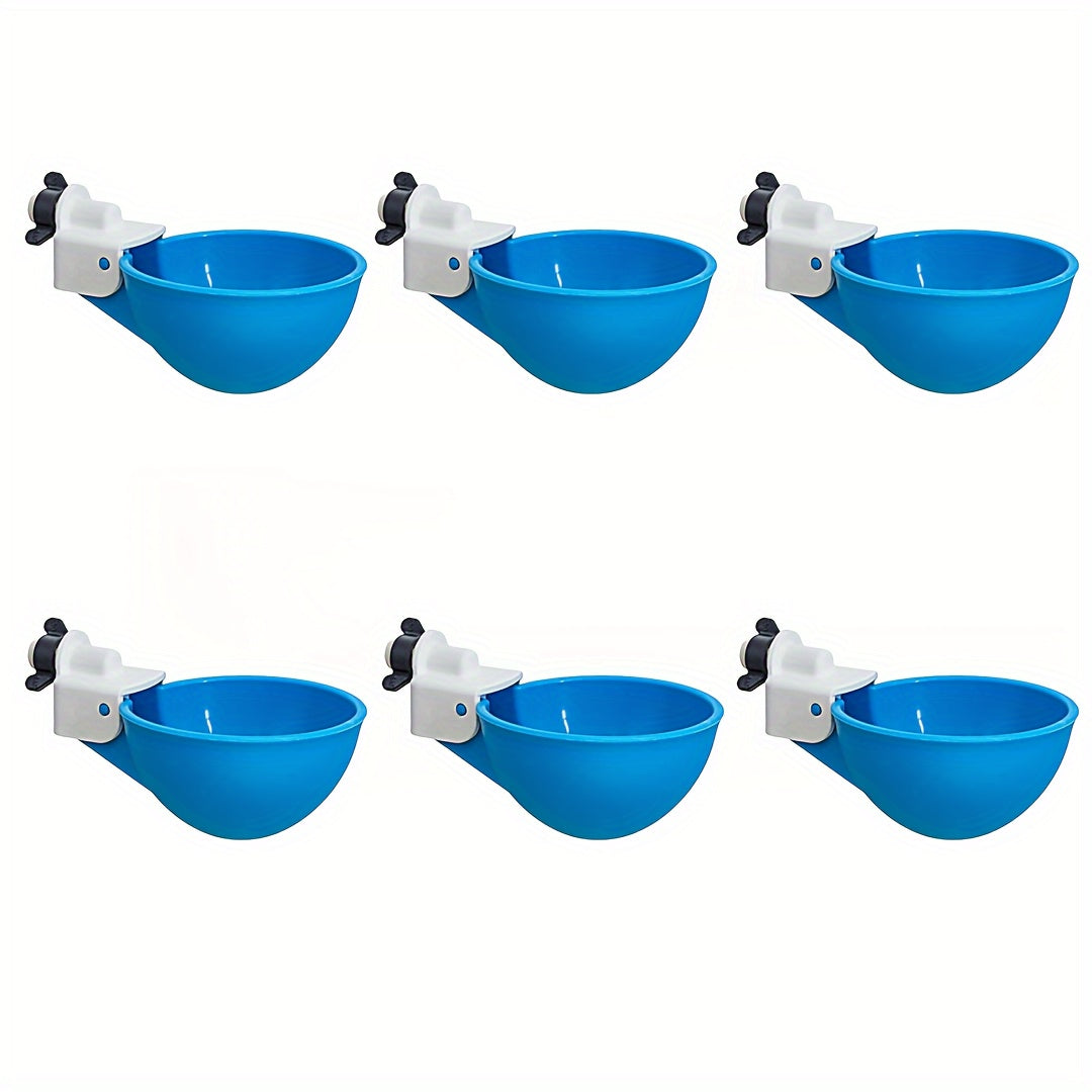 Large Blue Automatic Poultry Waterer Kit for Ducks Geese Turkeys and Rabbits