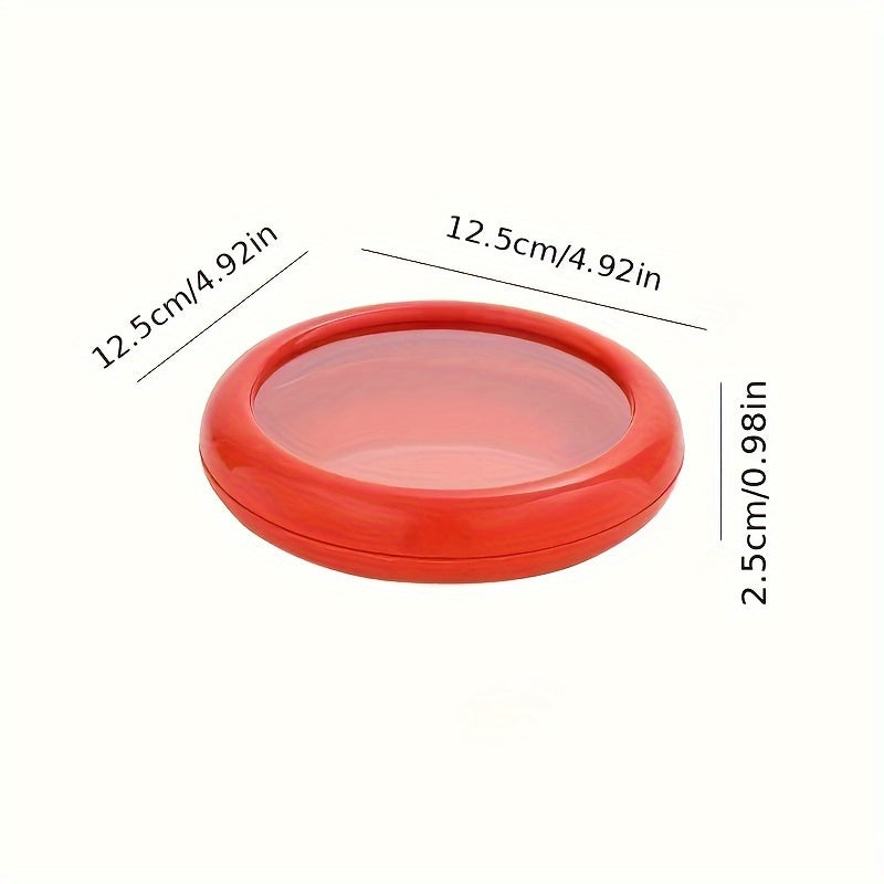 Qayta ishlatiladigan Avokado saqlash konteyneri, meva va sabzavotlar uchun shaffof qopqog' bilan