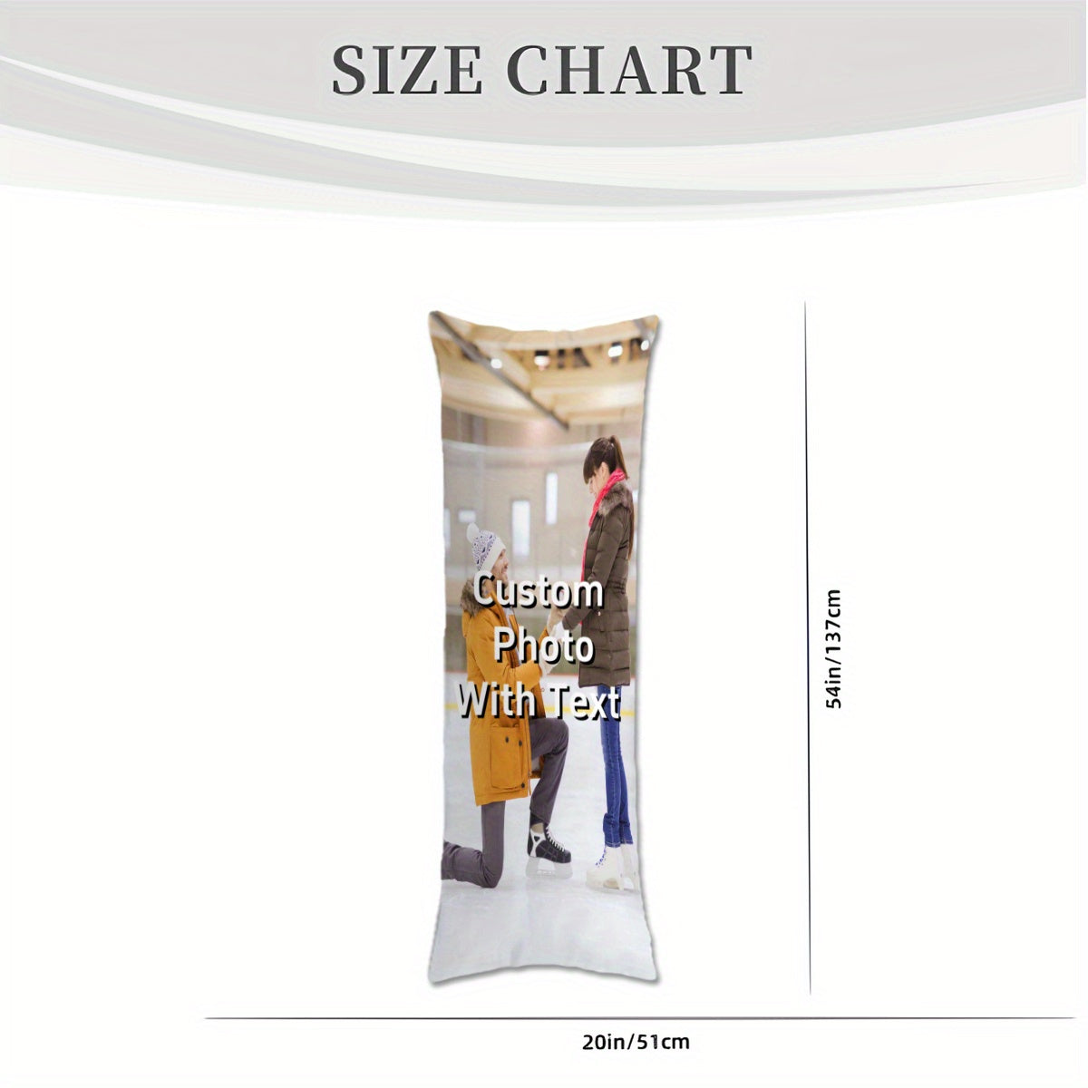 Personalized Double-Sided Photo Body Pillowcase for Memorial Home Decor Gift