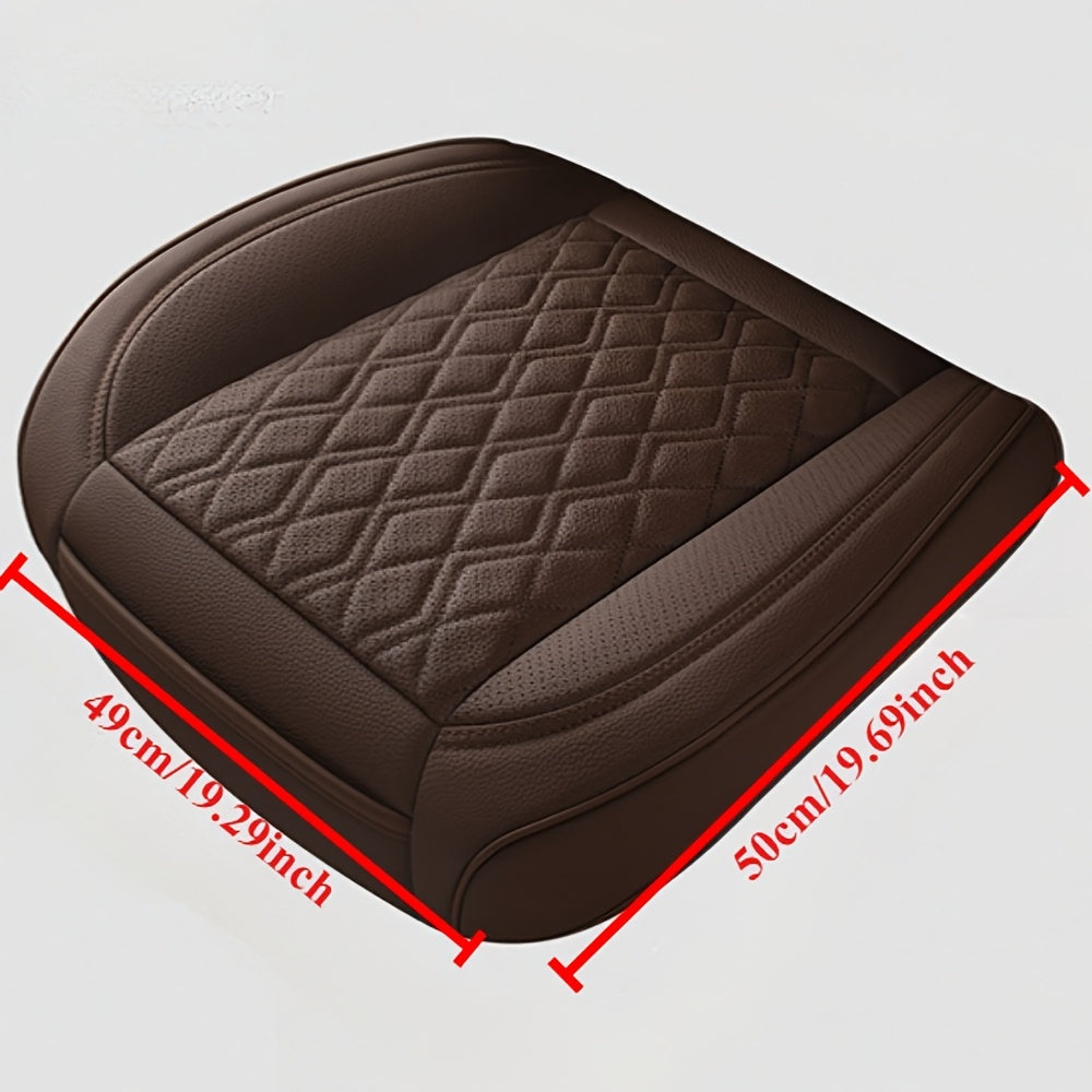 Yellow Car Seat Cushion Front Single Seat Breathable Non-Slip All-Season