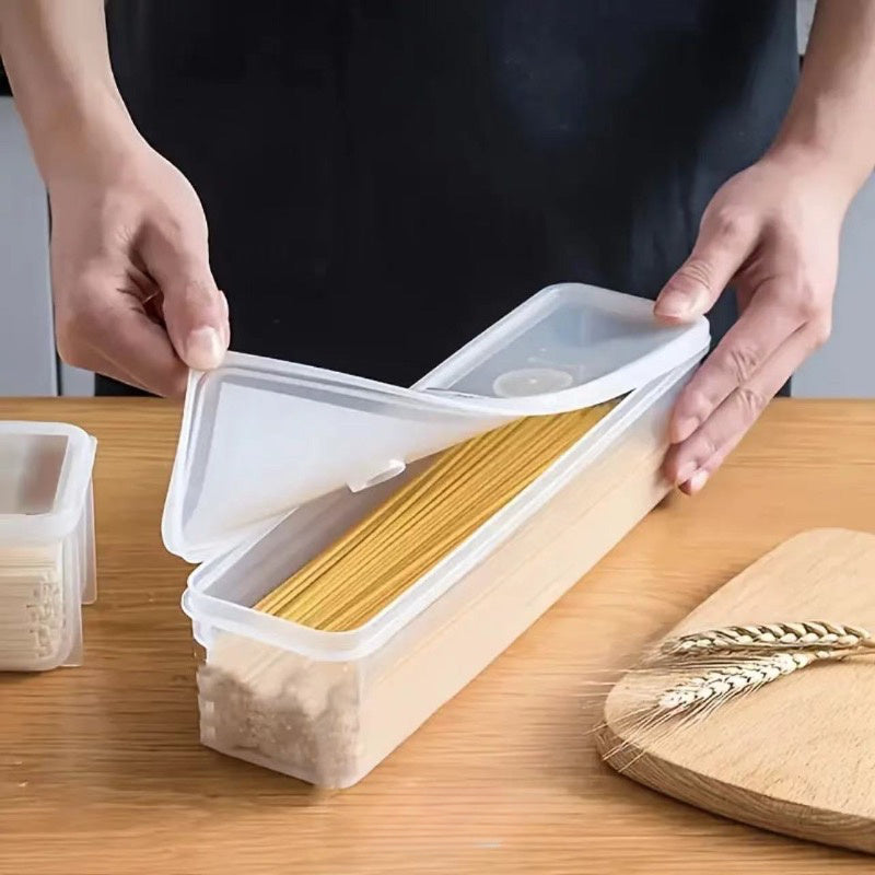 Juego de 3 recipientes de almacenamiento de cocina reutilizables sin BPA, apilables, aptos para congelador