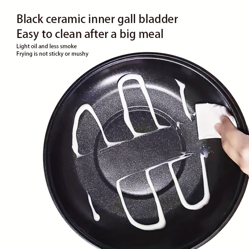 Электрический горшок с пароваркой для домашнего использования, универсальный для жарки, паровой обработки и варки, антипригарное внутреннее дно для собраний