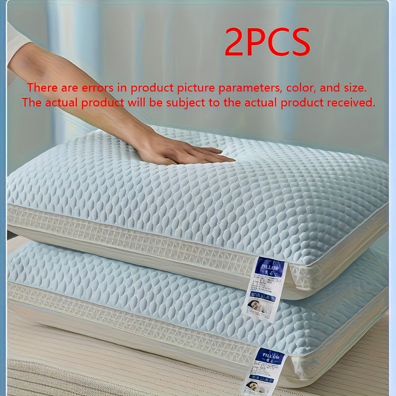 Cooling Tofu Pillows Set of 2 for Neck Support Breathability Home Hotel