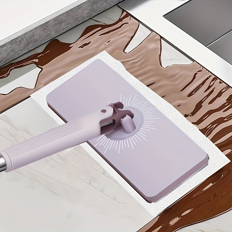 Hands-Free Automatic Flat Mop with Extendable Handle, Wet and Dry Use