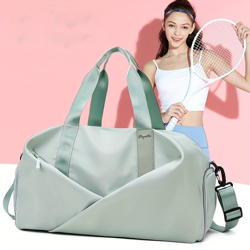 Women's Yoga Sports Bag with Wet and Dry Separation Large Capacity Travel Gym Bag