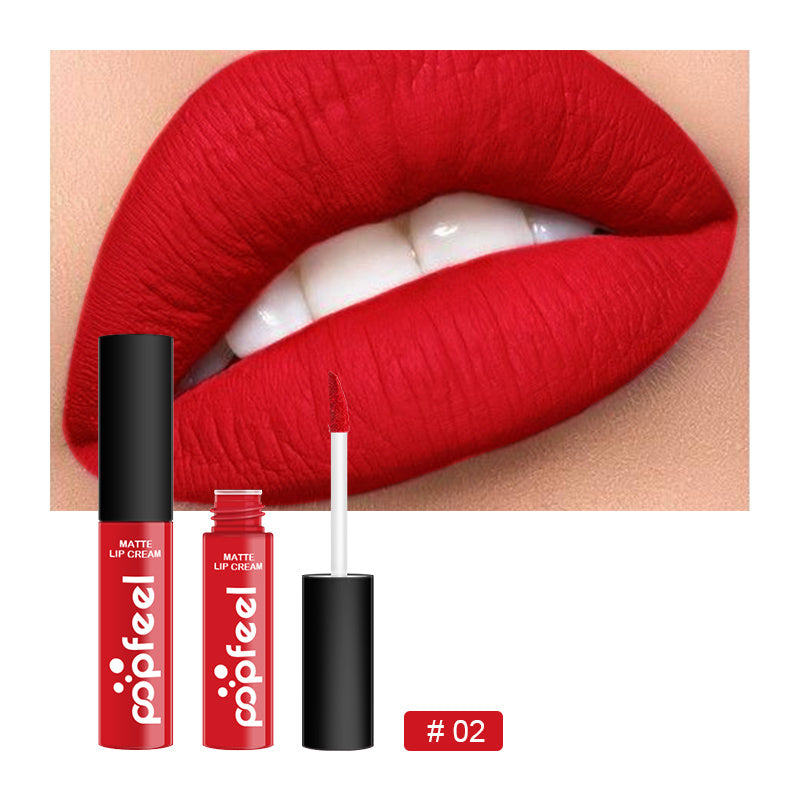 Long Lasting Matte Lip Gloss for Women Liquid Lipstick with Bold Color