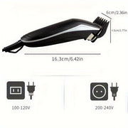 Kit de recortadora eléctrica para hombres con 10 peines guía y tijeras para cuidado personal en casa