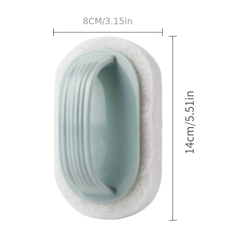 Магическая губка-скрабер с ручкой, пластиковая для кухни, ванной, стеклянных стен и плитки