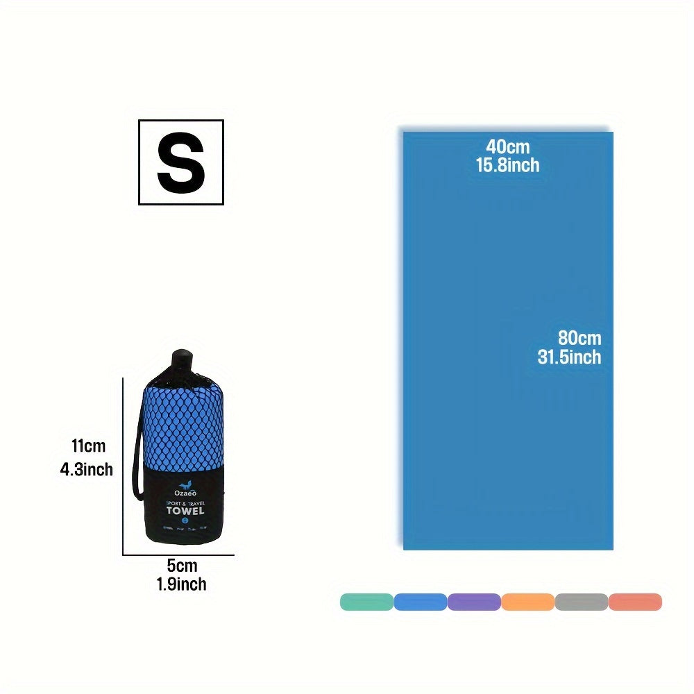 Microfiber Travel Towel Quick Dry Lightweight Sports Beach Hiking Yoga Golf Pickleball