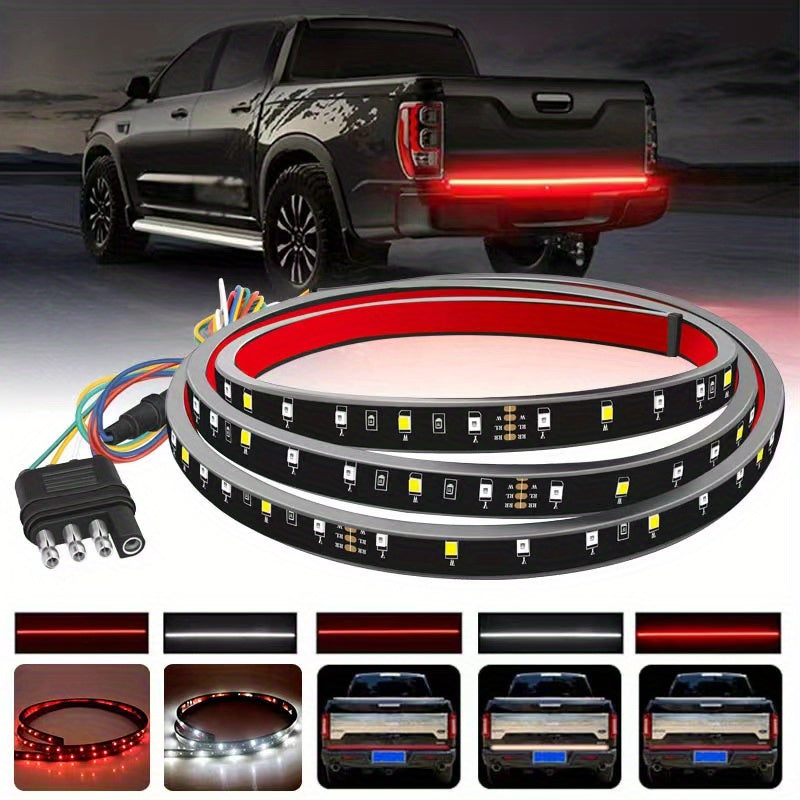 60-Inch LED Tailgate Light Bar Waterproof Easy Install No Drill