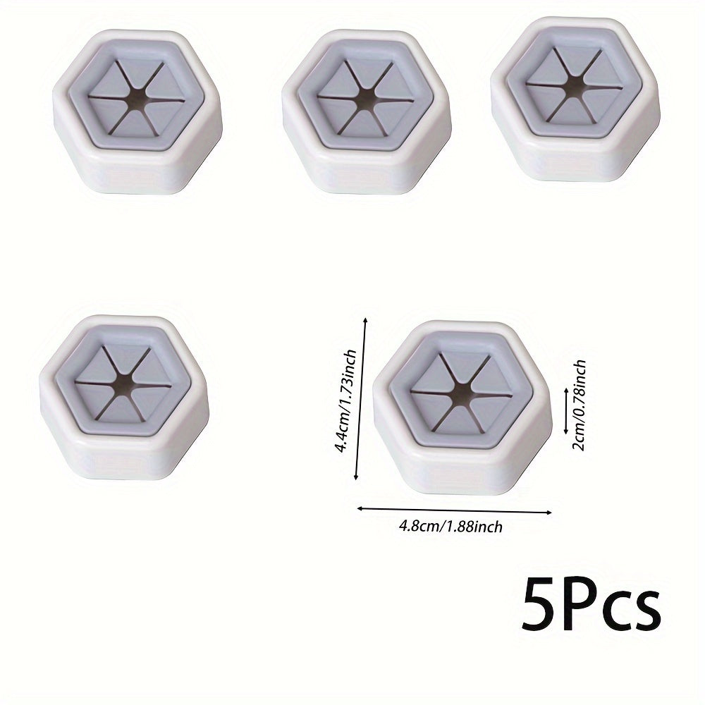 Hexagonal Wall Hooks Set for Towel Storage, Creative Hole-Free Racks, Kitchen Accessories