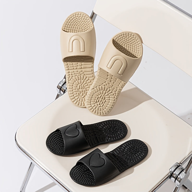 Unisex EVA Massage Slippers Foldable Non-Slip Indoor Bathroom Slides