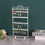 Exhibidor de joyería de arte en hierro para almacenamiento y organización de pendientes 16.5cm 30cm