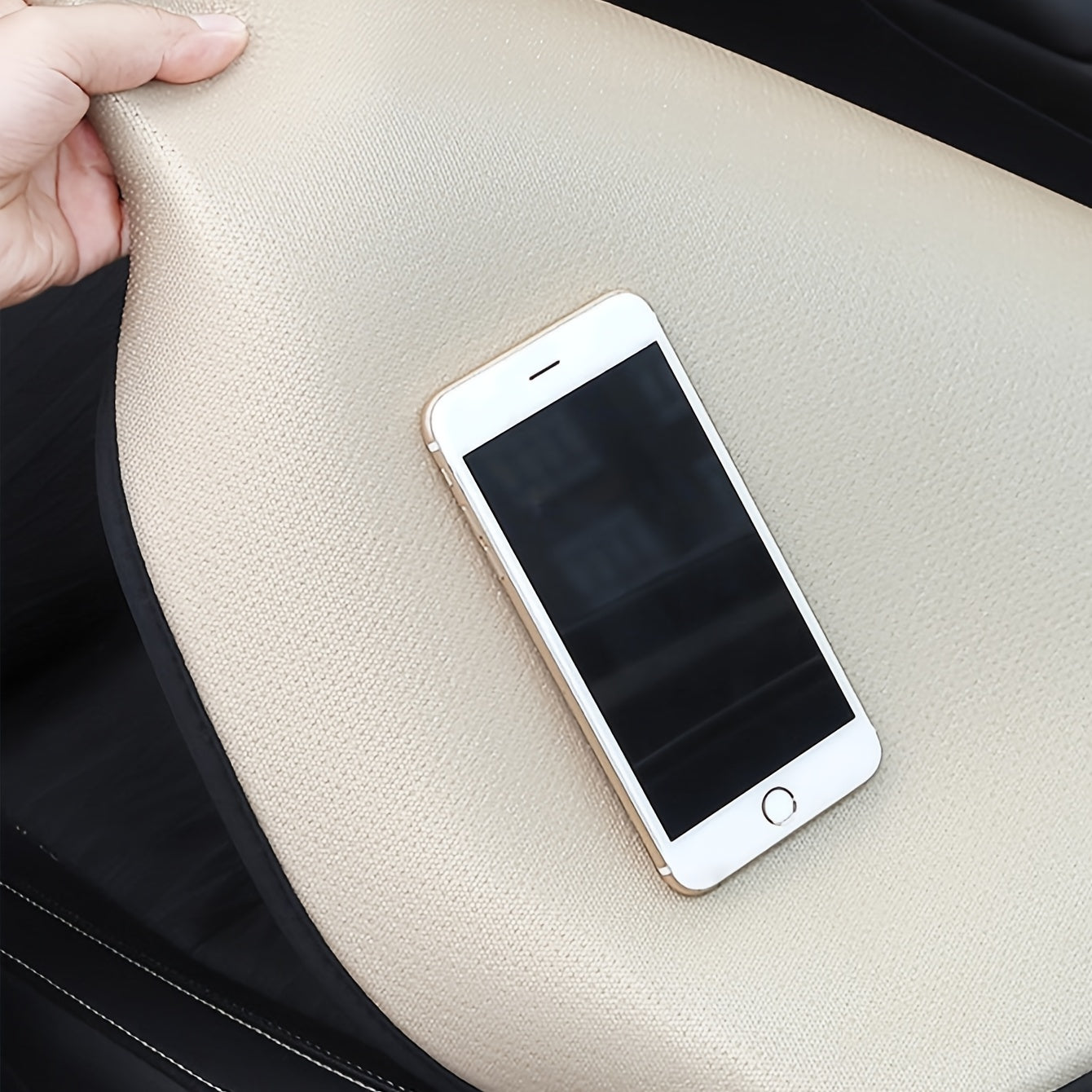 Car Interior Cushion Universal Dog Paw Print Polyester Seat Decor