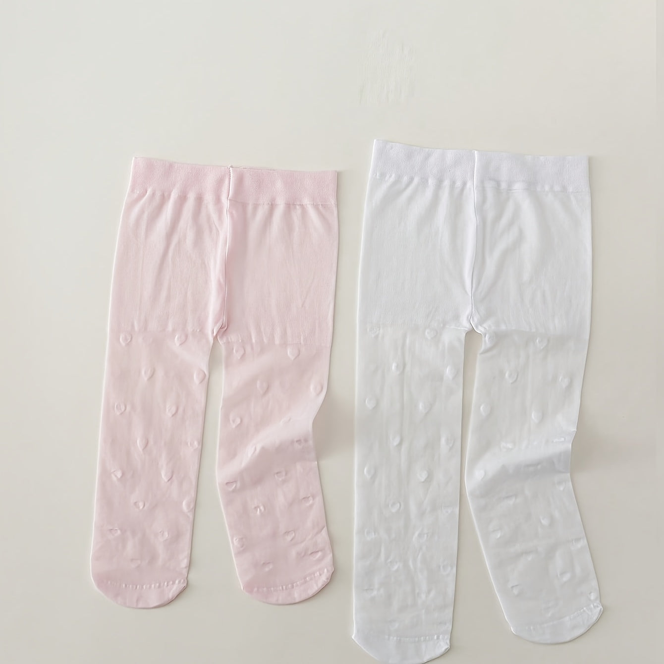 Girls' Dance Tights Set 2 Pack Nylon Spandex Solid Color All-Season for Kids