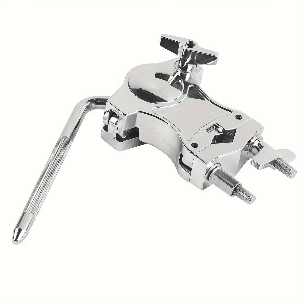 Drum Hardware Clamp for Tom and Cowbell with Adjustable Rod Holder