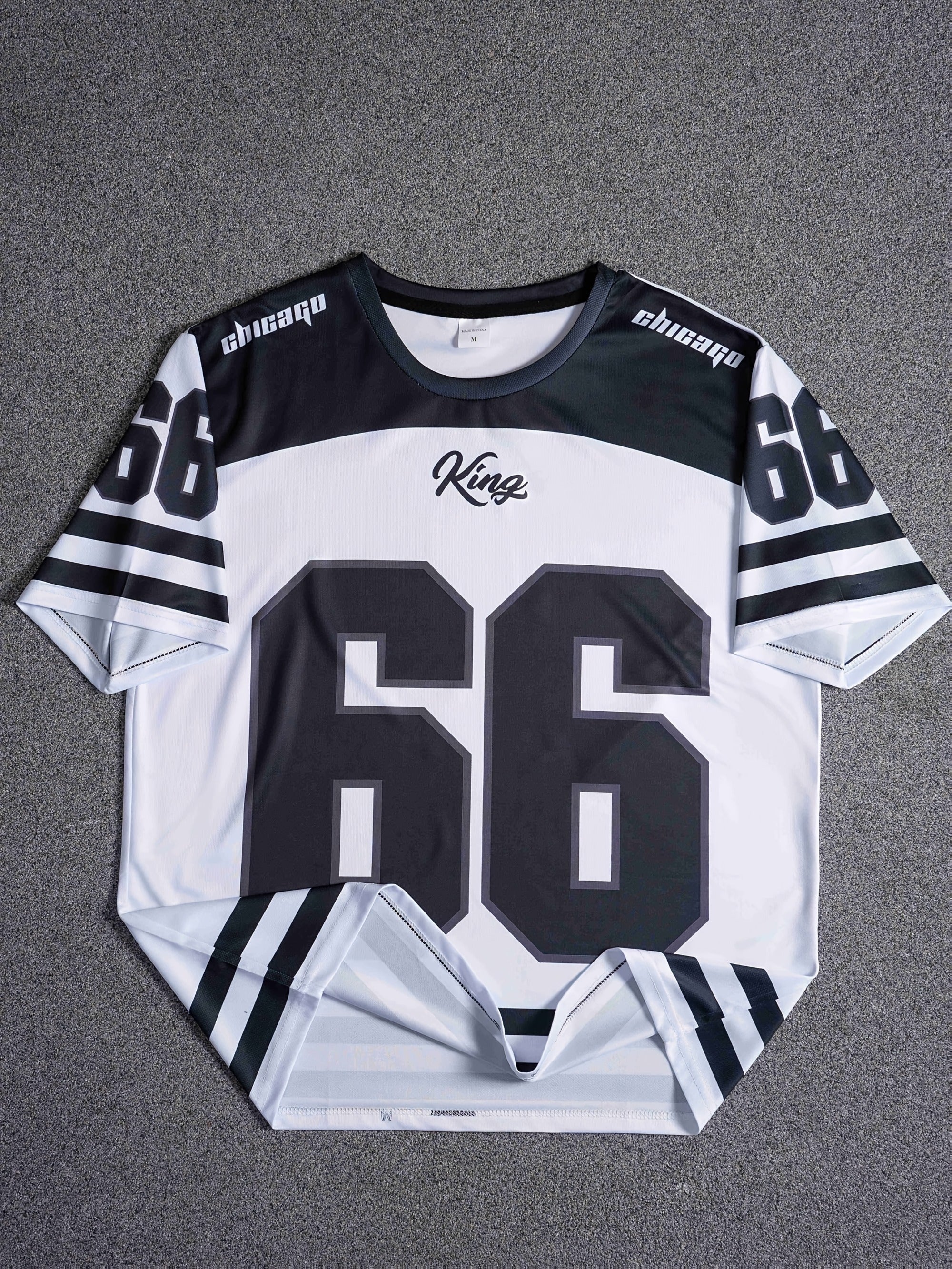 Men's Short Sleeve Polyester T-Shirt with All-Over Print Summer Casual Regular Fit