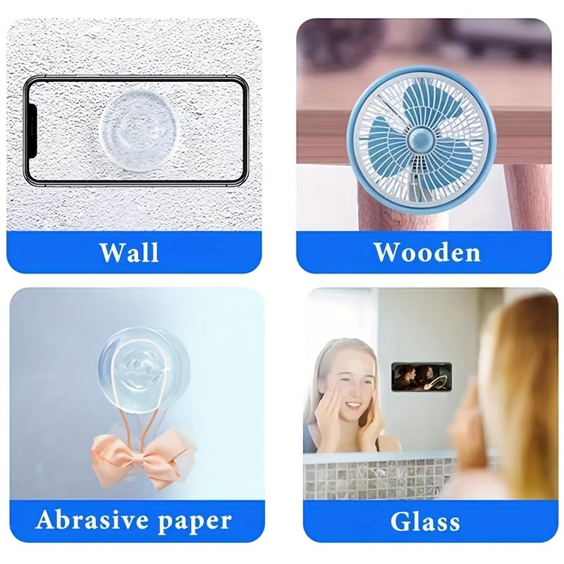 Reusable Nano Gel Pad Car Phone Holder and Magic Sticker for Home and Office