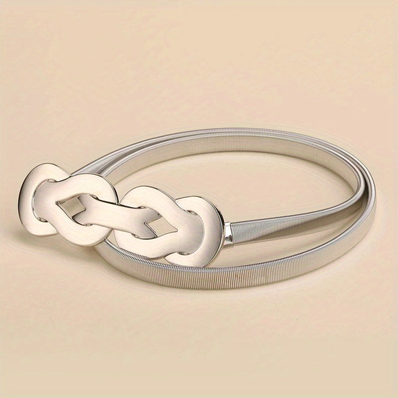 Women's Gold Waist Belt for Dresses Spring Summer Fashion Accessories