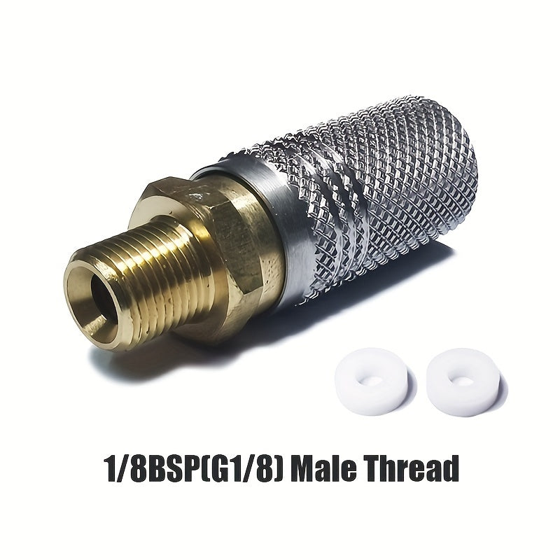 Airsoft adapter tez chiqarish 1/8 BSPP 8mm erkak nipel bilan HPA aksessuarlar uchun